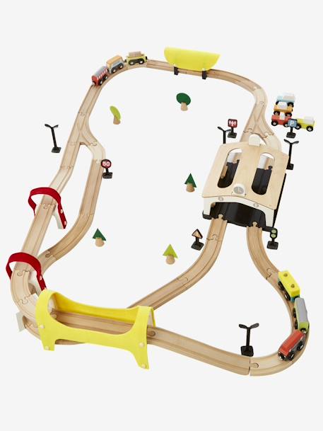 Train Circuit, 66 Pieces Multi 