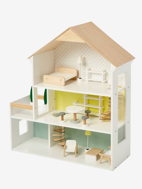 Dolls' House for Their Little Friends - Wood FSC® Certified White 