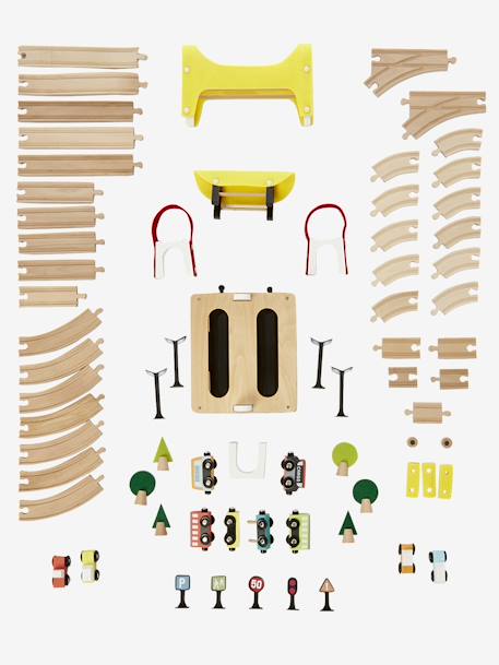 Train Circuit, 66 Pieces Multi 