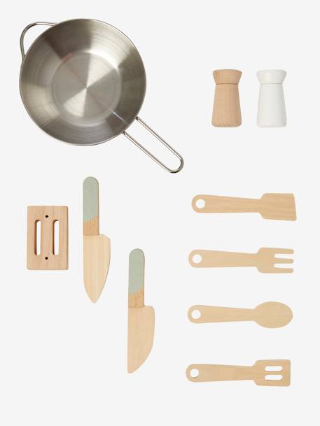 Wooden Design Kitchen - FSC® Certified - light pink, Toys | Vertbaudet