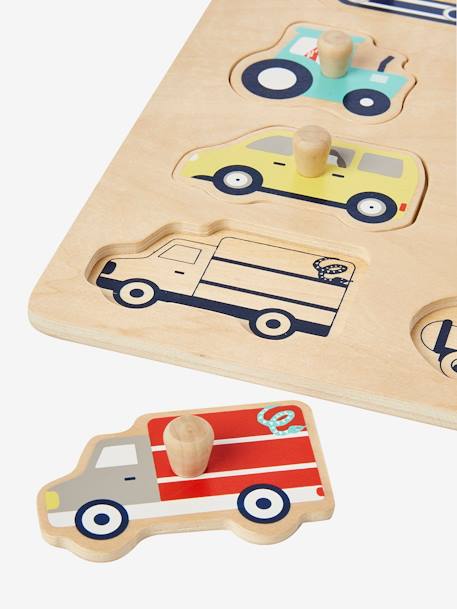 Puzzle with Vehicles - Wood FSC® Certified Wood/Multi 