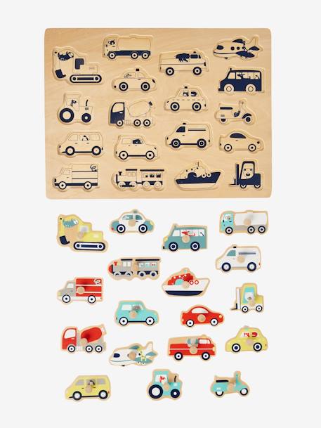 Puzzle with Vehicles - Wood FSC® Certified Wood/Multi 