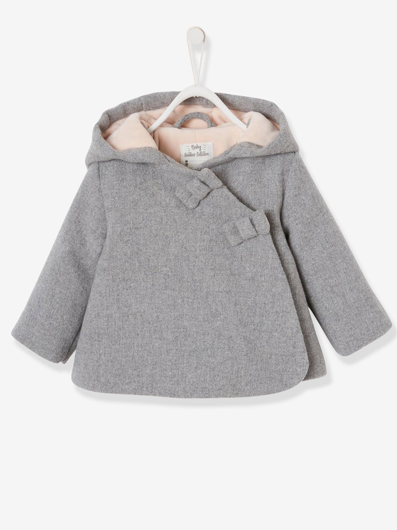 Baby girl hot sale grey coat