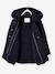 Woollen Coat for Girls Dark Blue+PURPLE DARK SOLID 