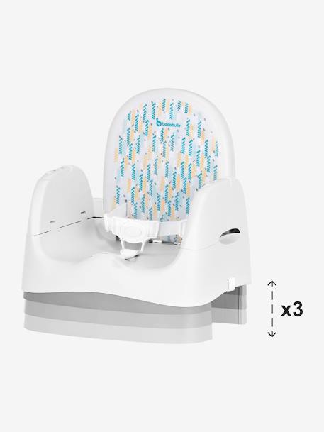 Baby Booster Chair, Trendy Meal, by BADABULLE Grey 