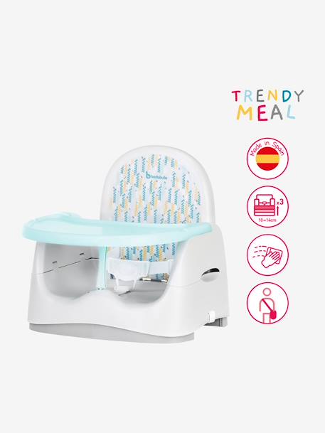 Baby Booster Chair, Trendy Meal, by BADABULLE Grey 