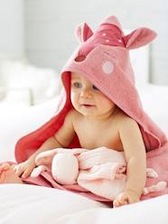 Baby-Bath Capes & Bathrobes-Bath Cape + Mitt, Doe