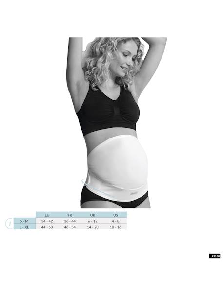 Maternity Overbelly Support Belt, by CARRIWELL Black 