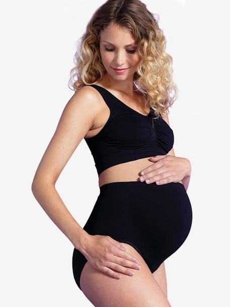 High-Waist Maternity Briefs Black 