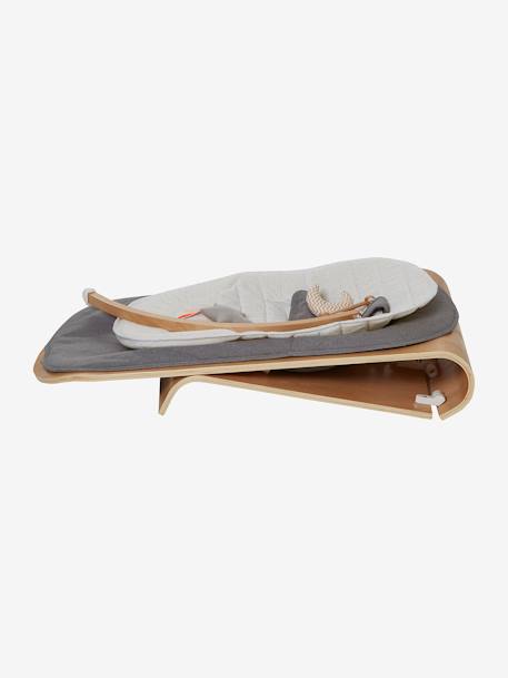 Wooden Bouncer, Natural Movement, Babyrythm by Vertbaudet Grey Anthracite+Light Grey 