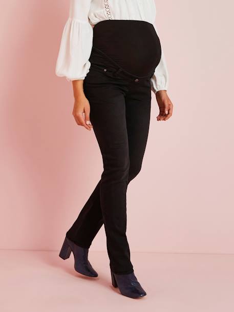 Maternity Straight Jeans - Inside Leg 33' Black 