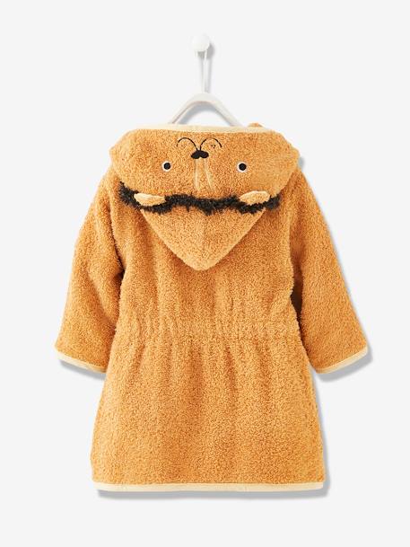 Lion Bathrobe for Baby Orange 