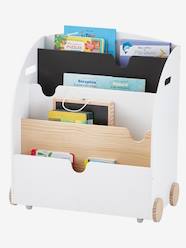 Bedroom Furniture & Storage-Bookshelf with Castors, SCHOOL Theme