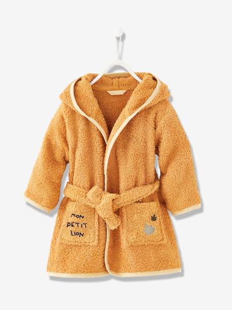 Lion Bathrobe for Baby Orange 