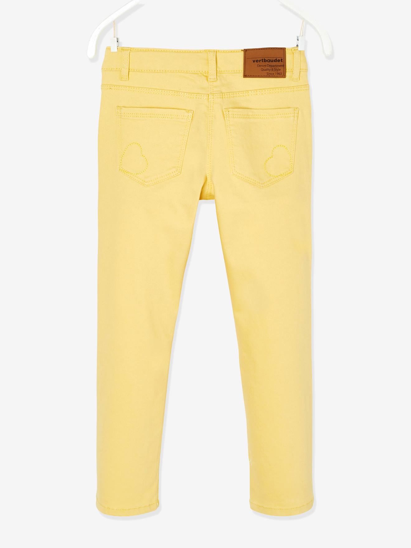 Girls yellow hot sale jeans