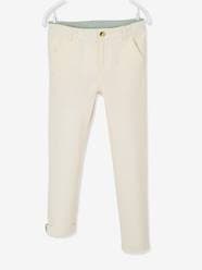 Cotton/Linen Chino Trousers for Boys