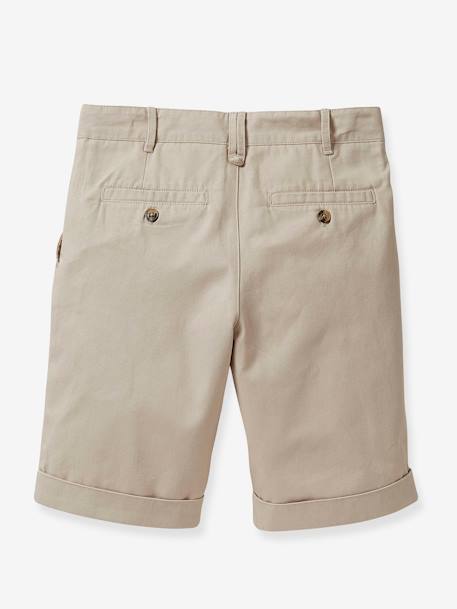 Boy's classic Bermuda shorts Navy+Sand 