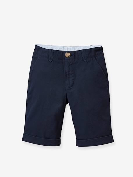 Boy's classic Bermuda shorts Navy 