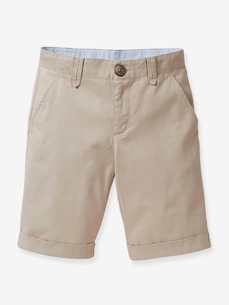 Boy's classic Bermuda shorts Navy+Sand 