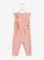 Broderie Anglaise Jumpsuit for Baby Girls Light Pink 