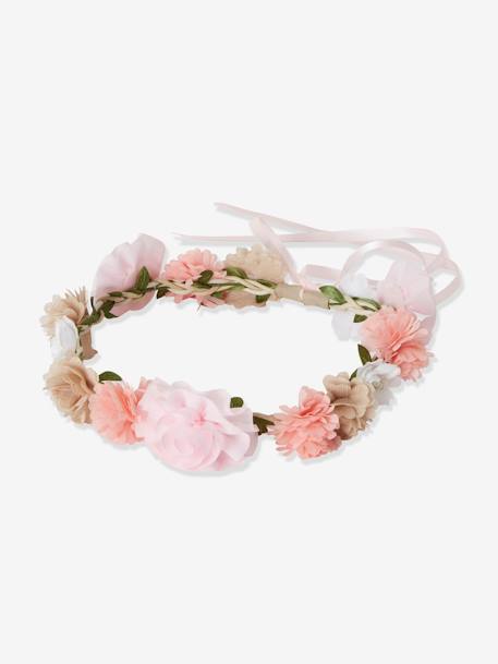 Pink Flower Crown for Girls Light Pink 