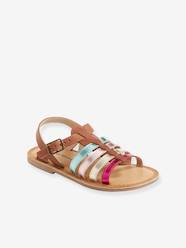 Shoes-Girls Footwear-Sandals-Leather Sandals with Straps, for Girls