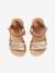 Leather Sandals for Girls, Designed for Autonomy Camel 