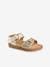 Foam Leather Sandals for Girls Gold 