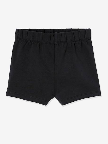 Girls' Pack of Shorties Black+Light Pink 