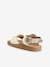 Foam Leather Sandals for Girls Gold 