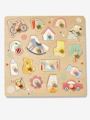 Toys-Peg Puzzle, Happy - Wood FSC® Certified