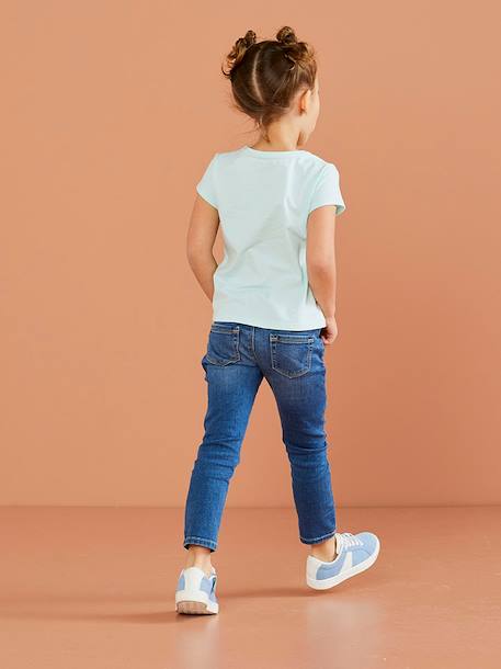 MEDIUM Hip MorphologiK Slim Leg Waterless & Distressed Jeans for Girls BLACK DARK SOLID+Dark Blue+Denim Blue 