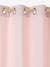 Opaque Curtain, Silver Stars Light Pink/Print 