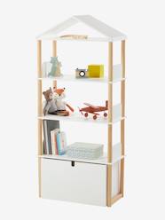 Bedroom Furniture & Storage-Storage-House-Shaped Bookcase, Woody