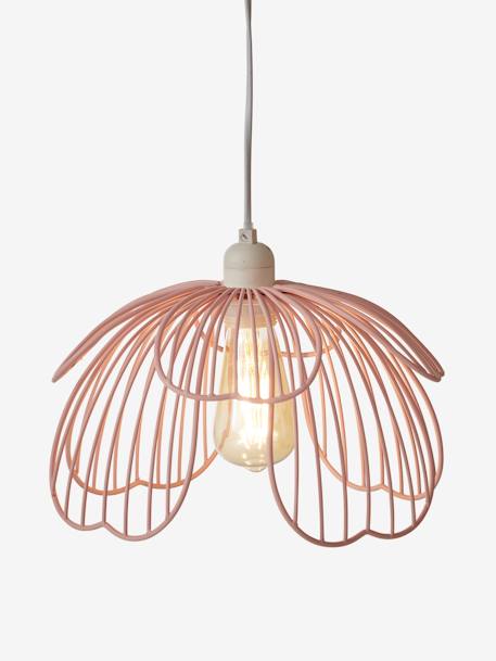 Flower Lampshade in Metal Light Pink 