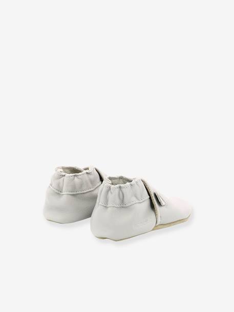 Sweety Bear Soft Soles Booties, by ROBEEZ© Light Grey 