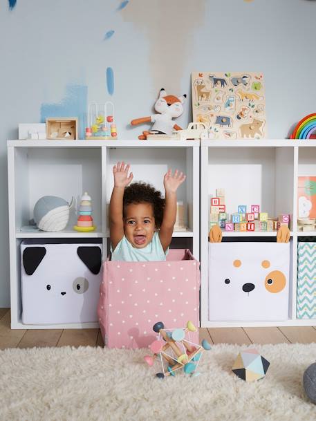 4-Box Storage Unit White 