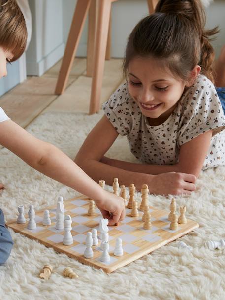 Chess Game in Wood - Wood FSC® Certified NO COLOR 