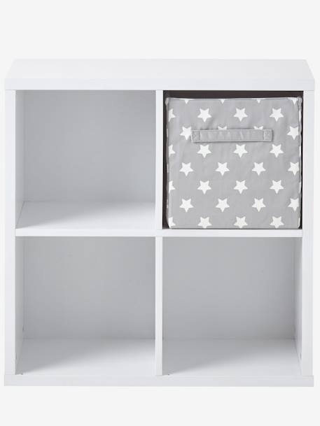 4-Box Storage Unit White 