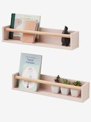 Bedroom Furniture & Storage-Storage-Set of 2 Book Shelves