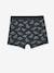 Pack of 5 Stretch Boxer Shorts, Dino, for Boys Dark Blue/Print 