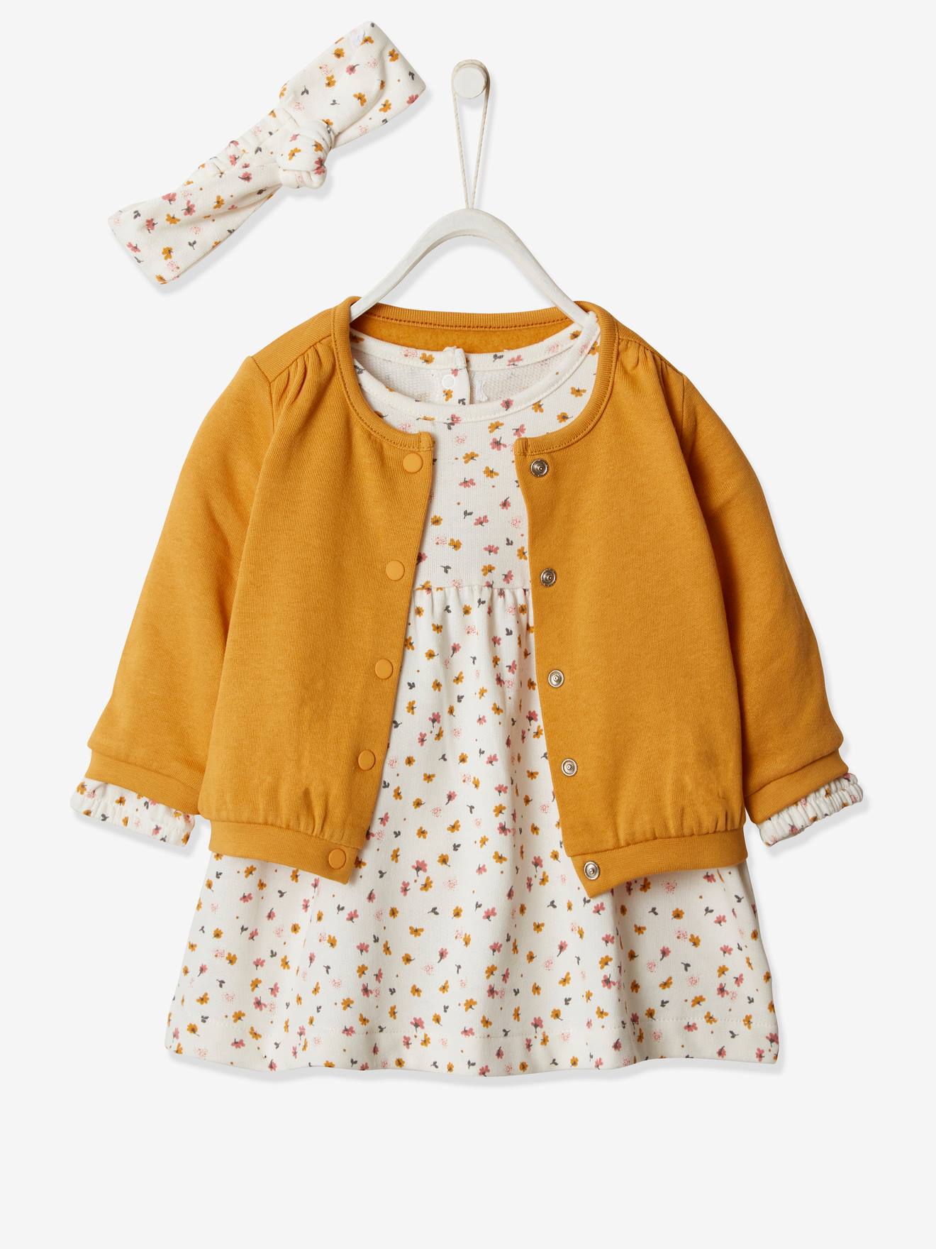 Mustard best sale baby outfit