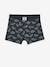 Pack of 5 Stretch Boxer Shorts, Dino, for Boys Dark Blue/Print 