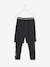 2-in-1 Sports Bermuda Leggings for Boys Black 