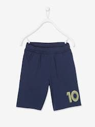 Boys-Number 10 Sports Shorts in Techno Material for Boys