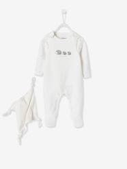 Baby-Outfits-Newborn Set: Sleepsuit + Bodysuit + Comforter in Organic Cotton