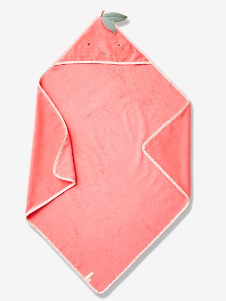 Love Apples Bath Cape for Babies Pink 