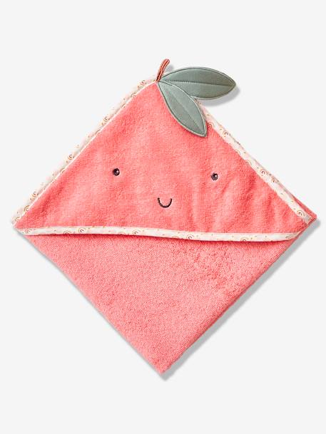 Love Apples Bath Cape for Babies Pink 