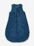 Microfibre Sleep Bag With Detachable Long Sleeve, For Strolling Dark Blue+Dark Brown 