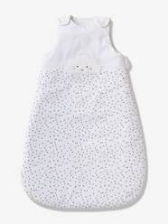 -Sleeveless Baby Sleep Bag, NUAGE BLANC